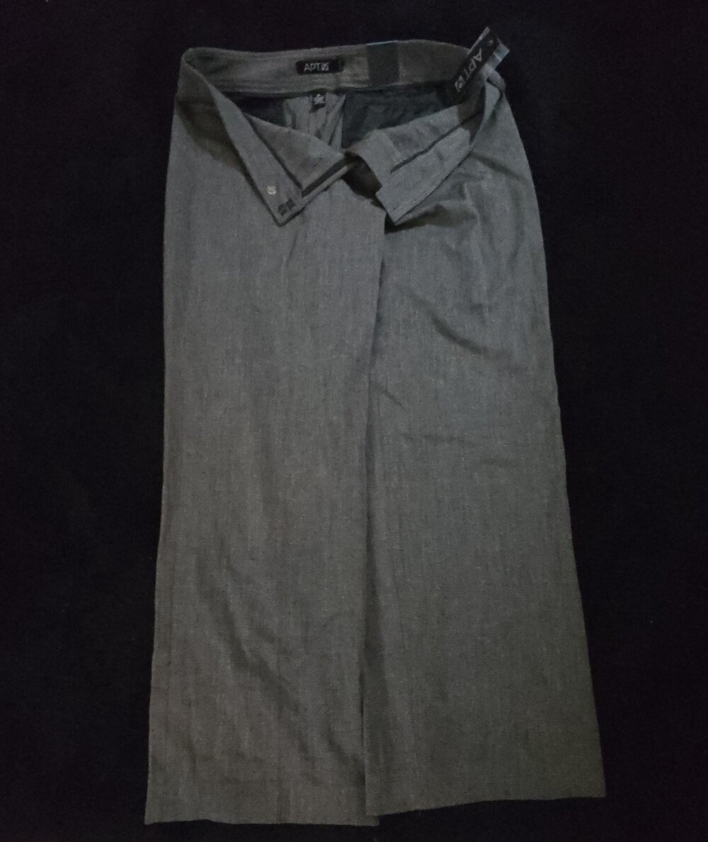 Apt 9 Women's Dress Pants 16 Short Trouser Taupe Micro Pattern Business Casual - Picture 2 of 16